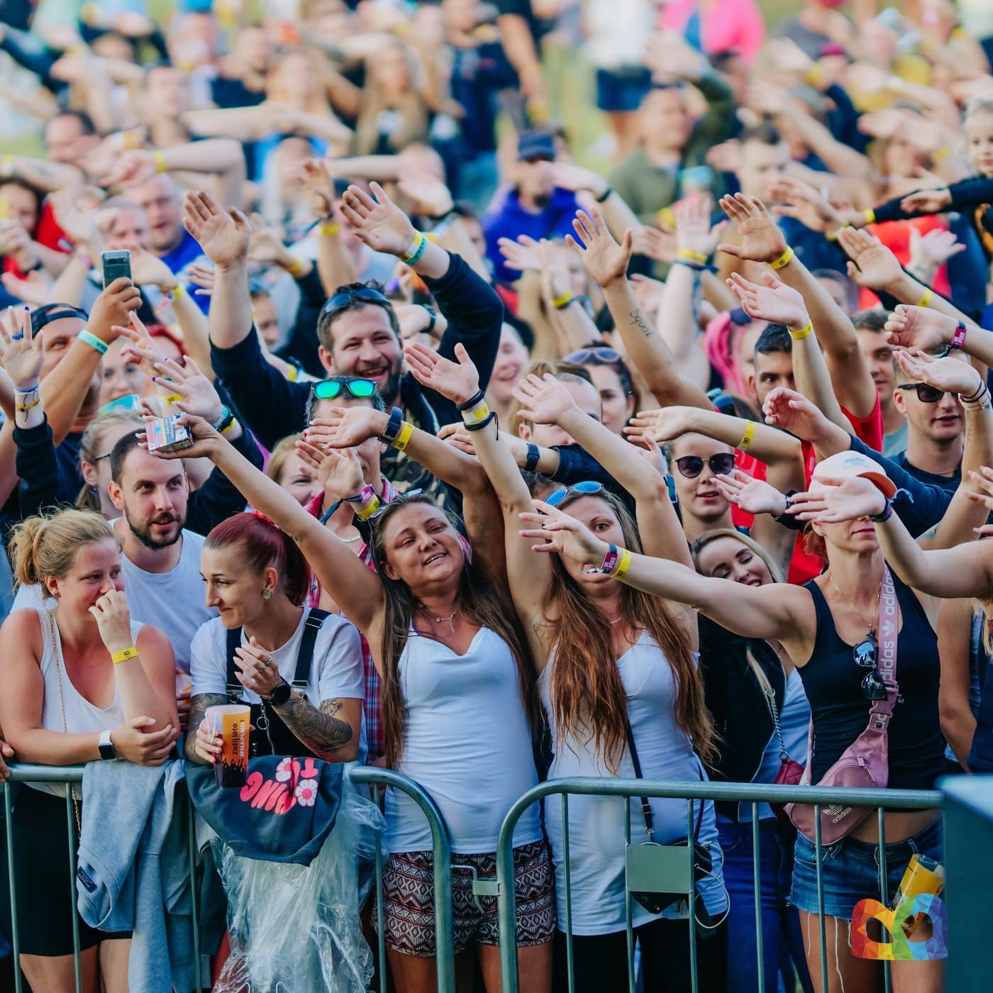 Dav návštěvníků na minulém ročníku festivalu Baška žije