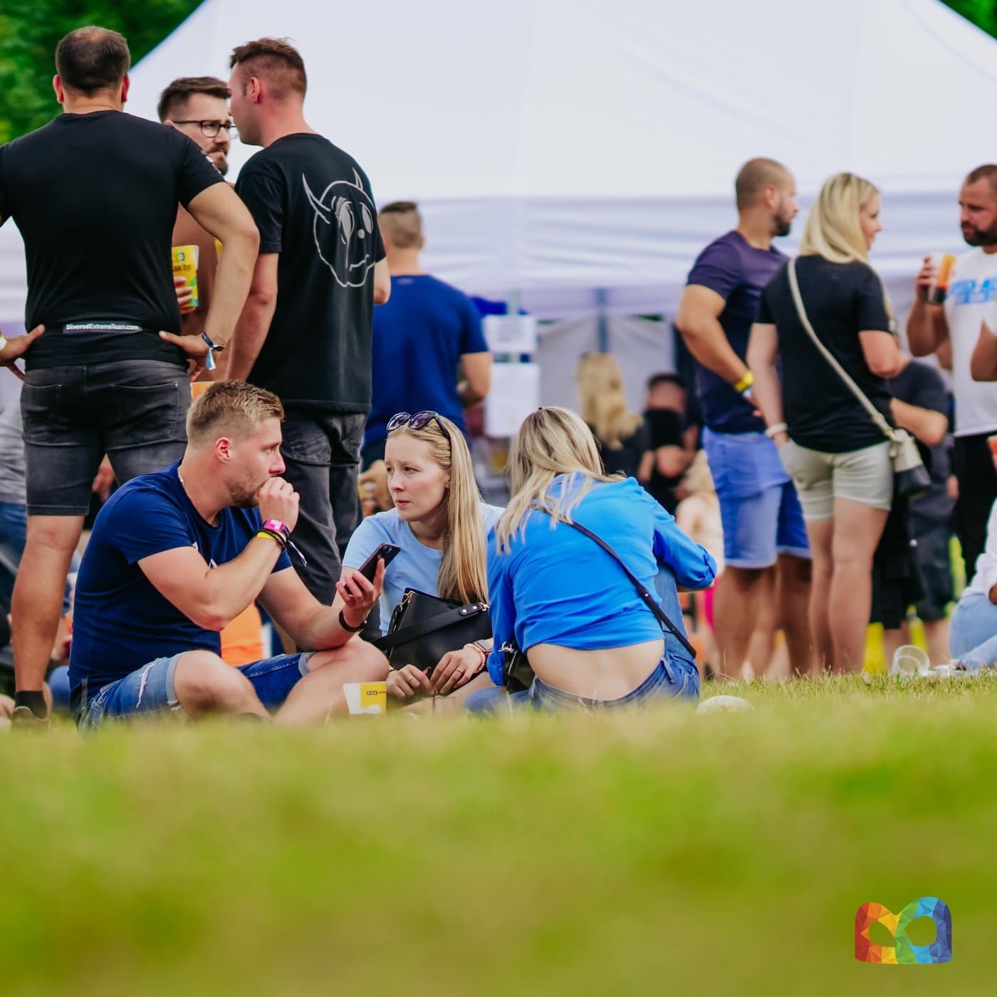 Odpočinková zóna festivalu Baška žije u přehrady