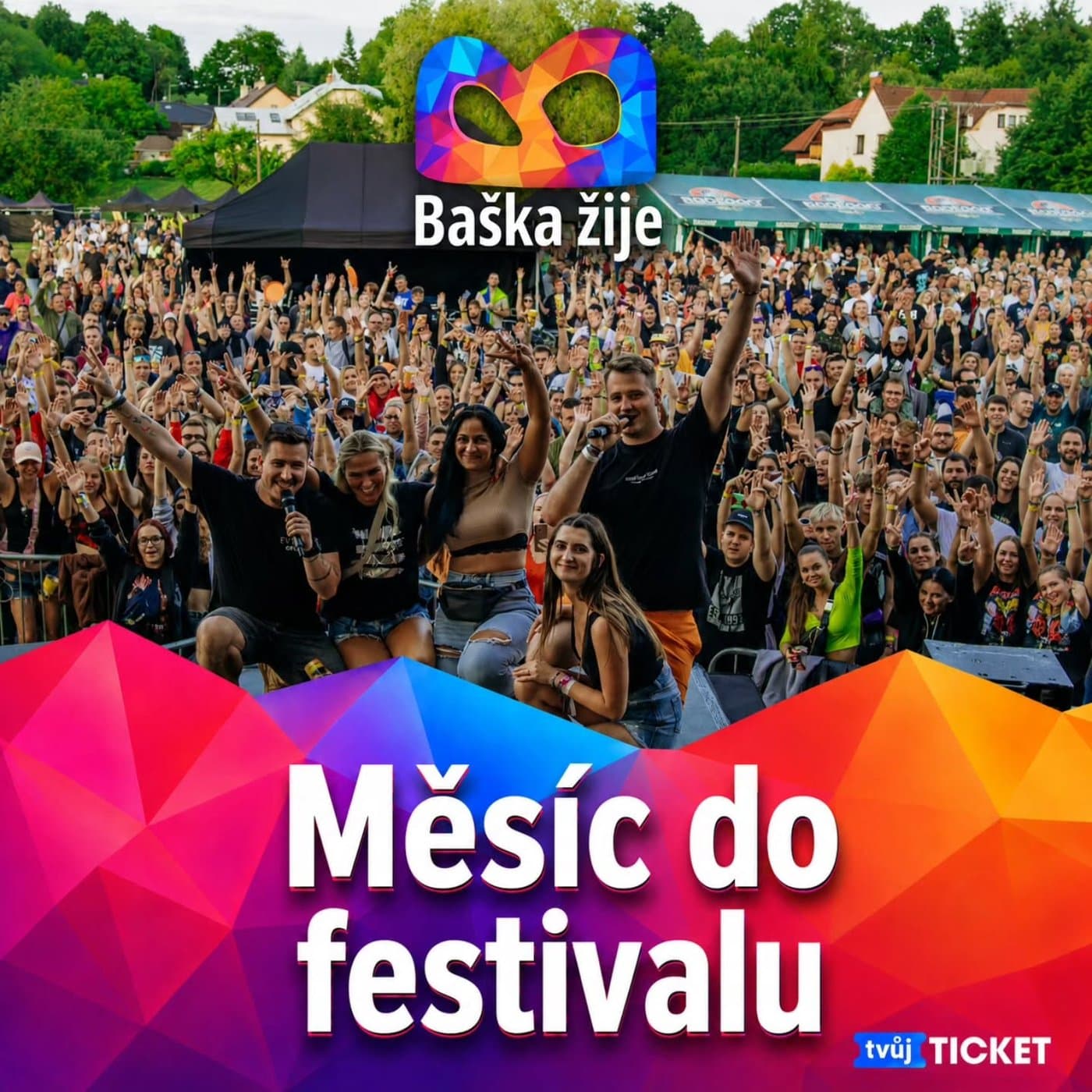 Grafika festivalu Baška žije: měsíc do festivalu
